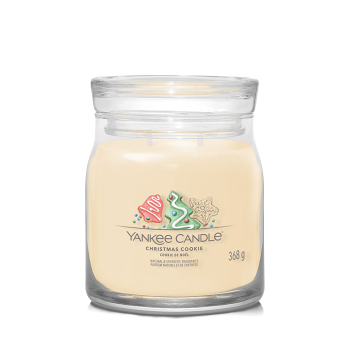 YANKEE CANDLE Signature Vonná svíčka střední 2 knoty Christmas Cookie 368 g (Vonné svíčky) - Aromatické