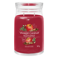 YANKEE CANDLE Signature Vonná svíčka velká 2 knoty Red Apple Wreath 567 g