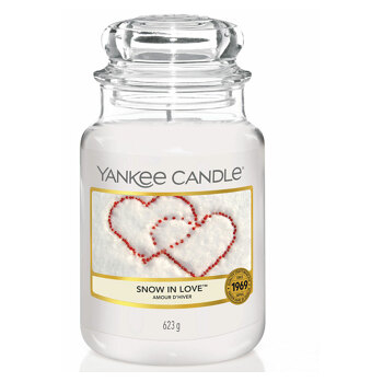 YANKEE CANDLE Classic Vonná svíčka velká Snow in love 623 g
