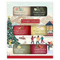 YANKEE CANDLE Vánoční dárková sada votivních svíček ve skle 6x37g