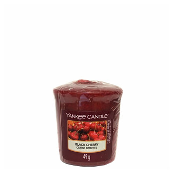 YANKEE CANDLE Votivní svíčka Black Cherry 49 g (Vonné svíčky) - Aromatické