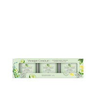 YANKEE CANDLE Votivní svíčka Cucumber Mint Cooler 3 x 37 g
