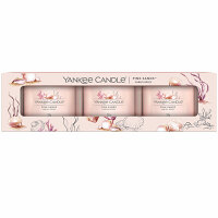 YANKEE CANDLE Votivní svíčka Pink Sands 3 x 37 g