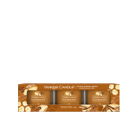 YANKEE CANDLE Votivní svíčka Spiced Banana Bread 3 x 37 g