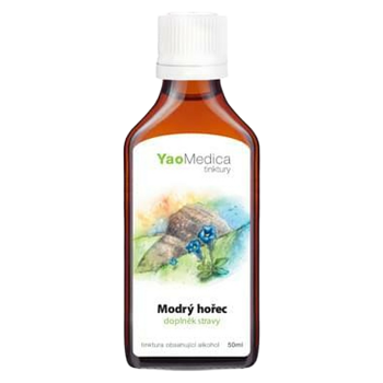 YAOMEDICA Modrý hořec 50 ml (Bylinné doplňky stravy) - Vícesložkové, Přírodní