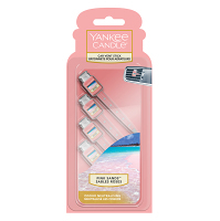 YANKEE CANDLE Pink Sands Luxusní visačka do auta 4 kusy