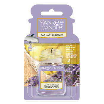 YANKEE CANDLE Luxusní visačka do auta Lemon Lavender 1 kus