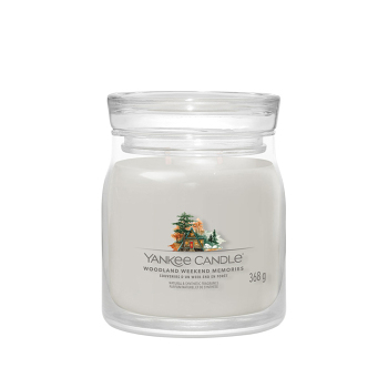 YANKEE CANDLE Signature 2 knoty Woodland Weekend Memories 368 g (Vonné svíčky) - Aromatické