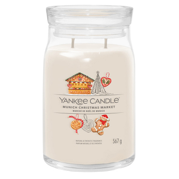YANKEE CANDLE Signature 2 knoty Munich Christmas Market sklo 567 g (Vonné svíčky) - Aromatické