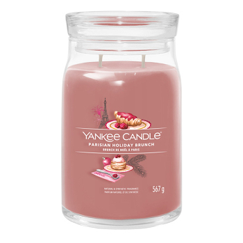 YANKEE CANDLE Signature 2 knoty Parisian Holiday Brunch sklo 567 g (Vonné svíčky) - Aromatické
