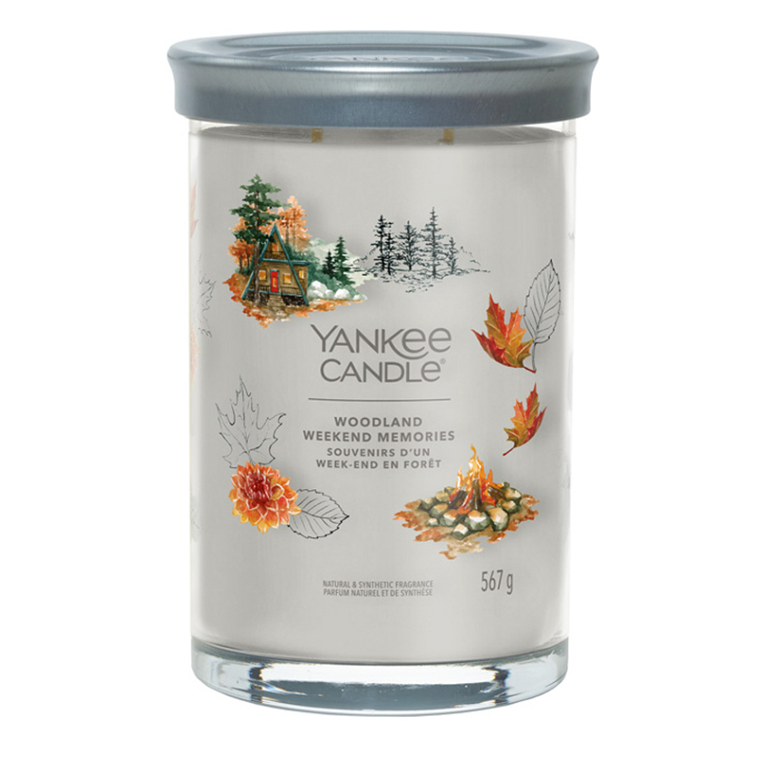 YANKEE CANDLE Signature 2 knoty Woodland Weekend Memories tumbler 567g