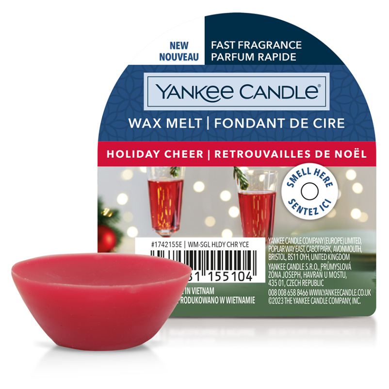 YANKEE CANDLE Vonný vosk Holiday Cheer 22 g