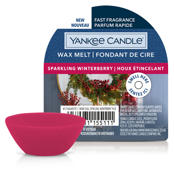 YANKEE CANDLE Vonný vosk Sparkling Winterberry 22 g (Vonné vosky) - Aromatické