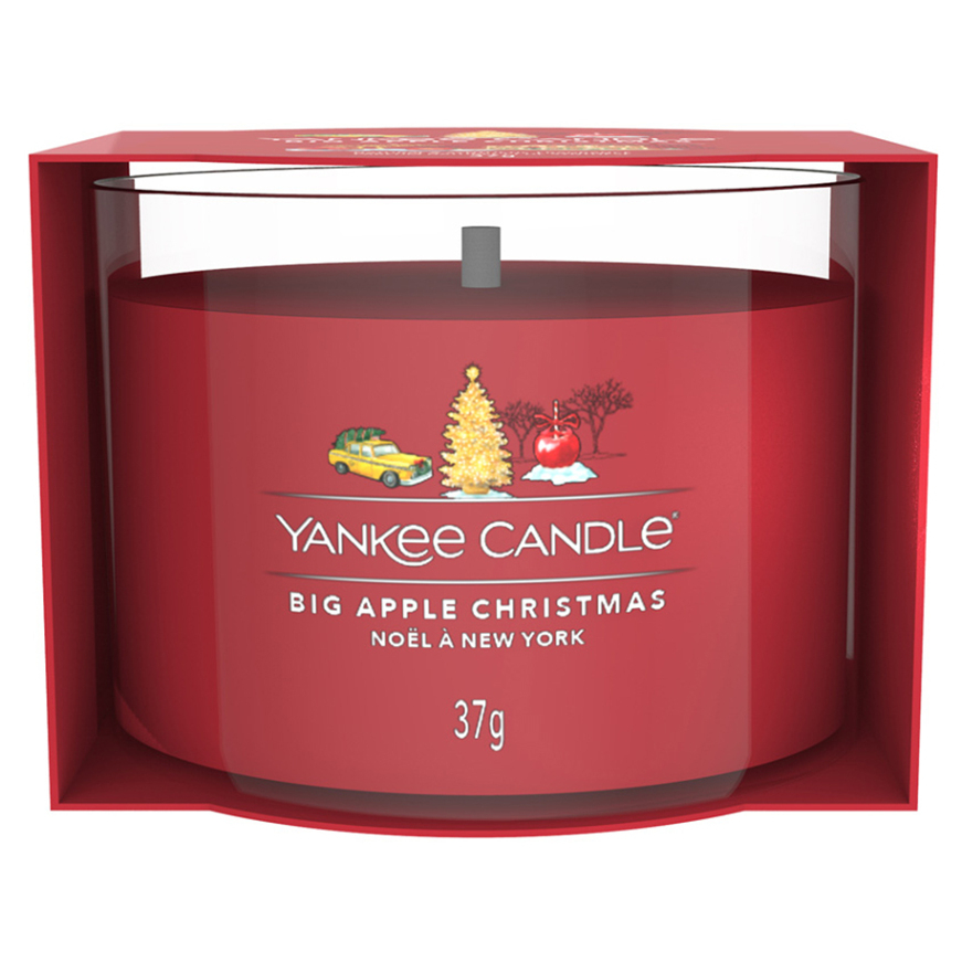 YANKEE CANDLE Big Apple Christmas Votiv ve skle 37 g