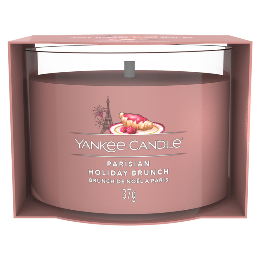 YANKEE CANDLE Parisian Holiday Brunch Votiv ve skle 37 g