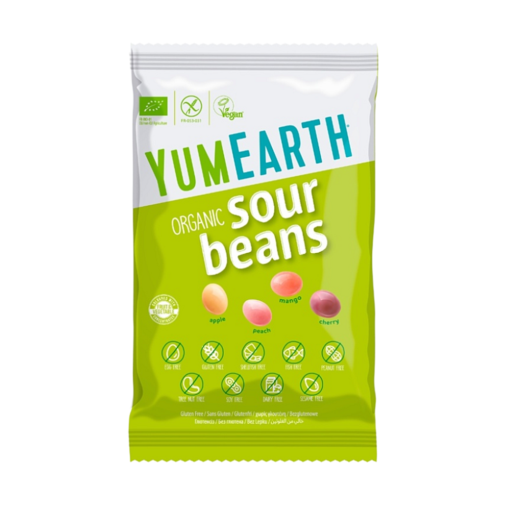 YumEarth BIO Kyselé želé bonbony mix příchutí 50 g