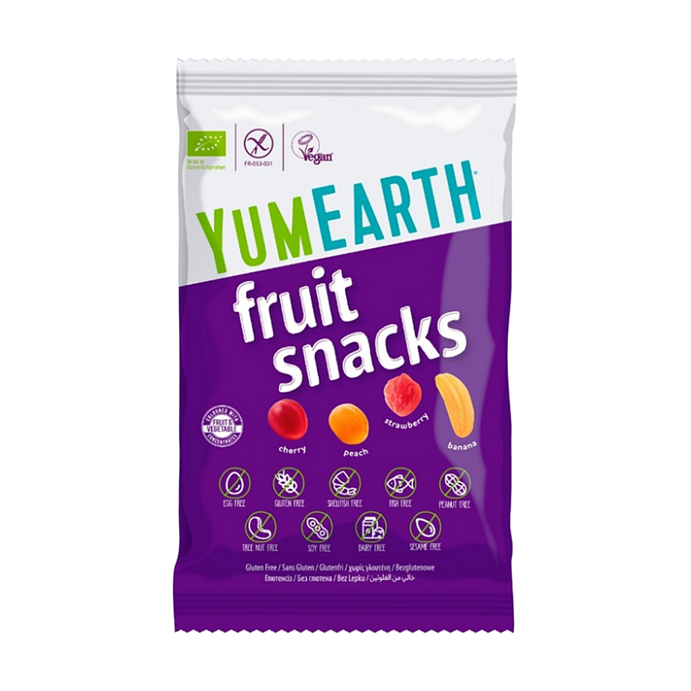 YUMEARTH Bio ovocné želé bonbony mix příchutí 50 g