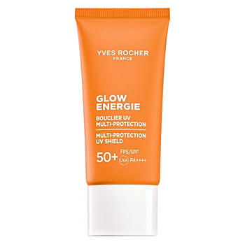 YVER ROCHER Glow Energie Denní péče s SPF50 30 ml (Přírodní pleťové krémy) - Přírodní