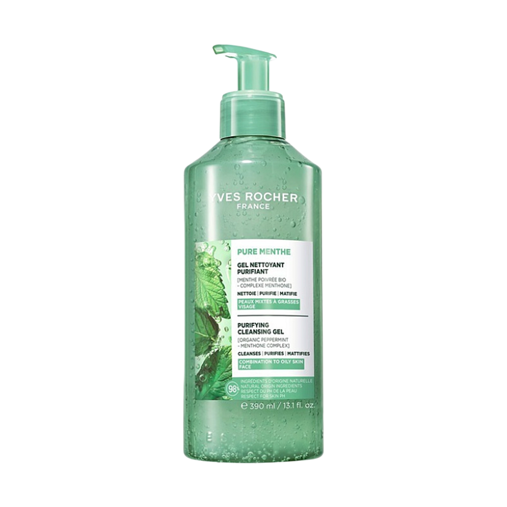 YVER ROCHER Pure Menthe Hloubkově čistící gel 390 ml