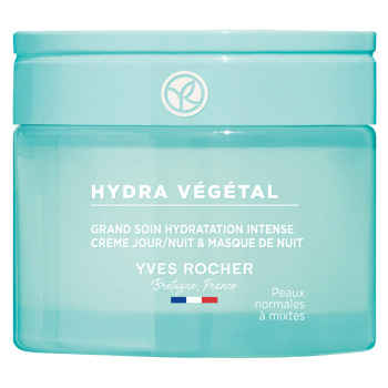 YVES ROCHER Hydra Végétal Intenzivní hydratační péče na den a noc 75 ml (Přírodní pleťové krémy) - Přírodní