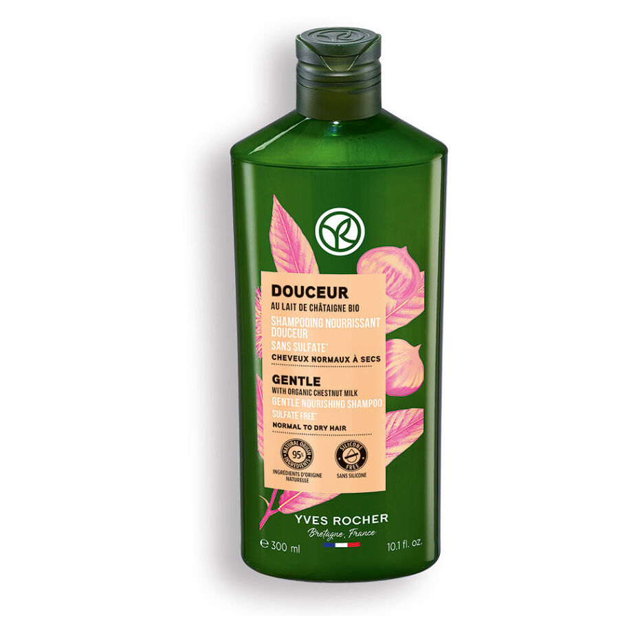 YVES ROCHER Jemný šampon s bio kaštanovým mlékem 300 ml