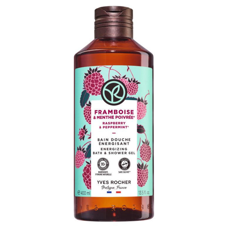YVES ROCHER Malina & máta sprchový gel 400 ml