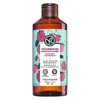 YVES ROCHER Malina & máta sprchový gel 400 ml (Přírodní přípravky na sprchování a mytí) - Přírodní