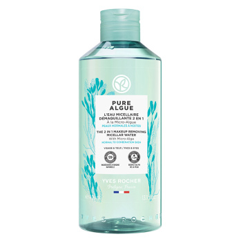 YVES ROCHER Pure Algue Odličovací micelární voda 2v1 400 ml (Přírodní čištění pleti)