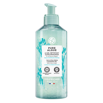 YVES ROCHER Pure Algue Svěží čisticí gel 390 ml (Přírodní čištění pleti) - Přírodní