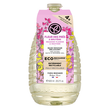 YVES ROCHER Sprchový gel Luční kvítí & vřes 600 ml (Přírodní přípravky na sprchování a mytí) - Přírodní