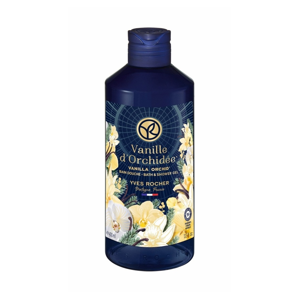 YVES ROCHER Sprchový gel vanilka & orchidej 400 ml