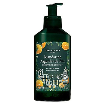 YVES ROCHER Tekuté mýdlo na ruce mandarinka & jehličí 190 ml (Tekutá mýdla) - Hydratační, Přírodní, Zvláčňující