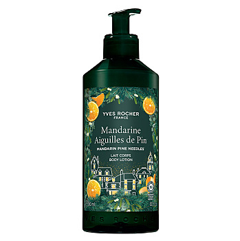 YVES ROCHER Tělové mléko mandarinka & jehličí 390 ml (Tělová mléka) - Hydratační, Přírodní, Zvláčňující