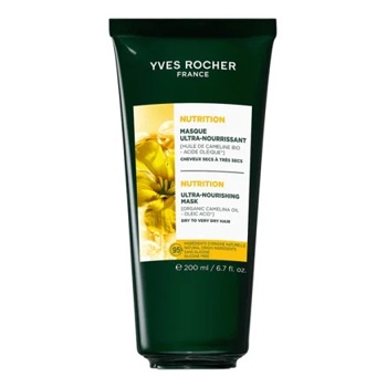 YVES ROCHER Vyživující maska na vlasy 200 ml (Přírodní vlasová regenerace) - Přírodní