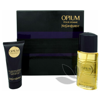 Yves Saint Laurent Opium pour Homme - toaletní voda s rozprašovačem 100 ml + sprchový gel 100 ml (Sprchové gely)