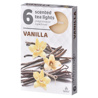 Z-TRADE Svíčky čajové Vanilla 6 kusů