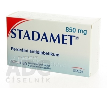 STADAMET 850  60X850MG Potahované tablety