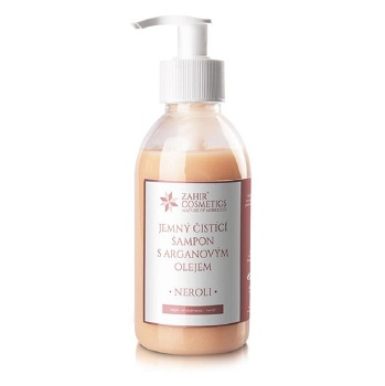ZAHIR COSMETICS Jemný čistící šampon s arganovým olejem - NEROLI 200 ml