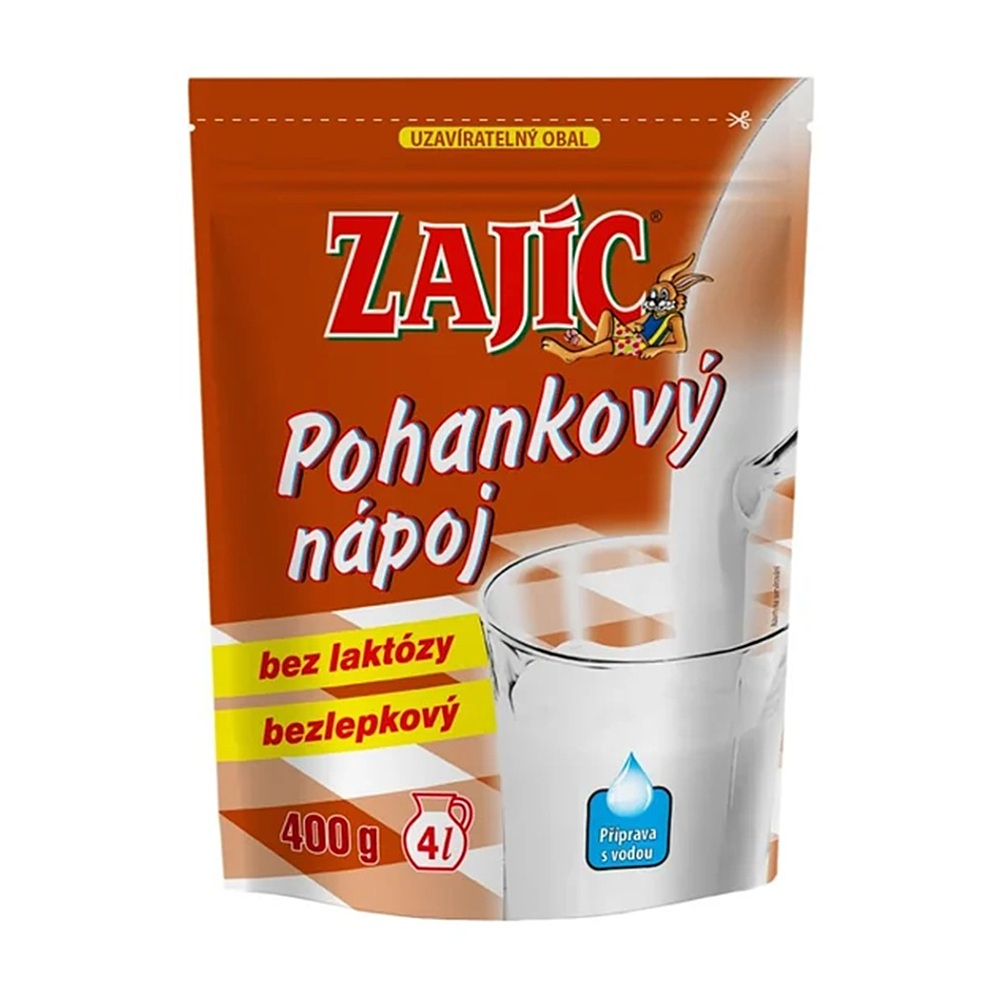 Pohankový nápoj Zajíc 400g sáček koupíte na Lekarna.cz