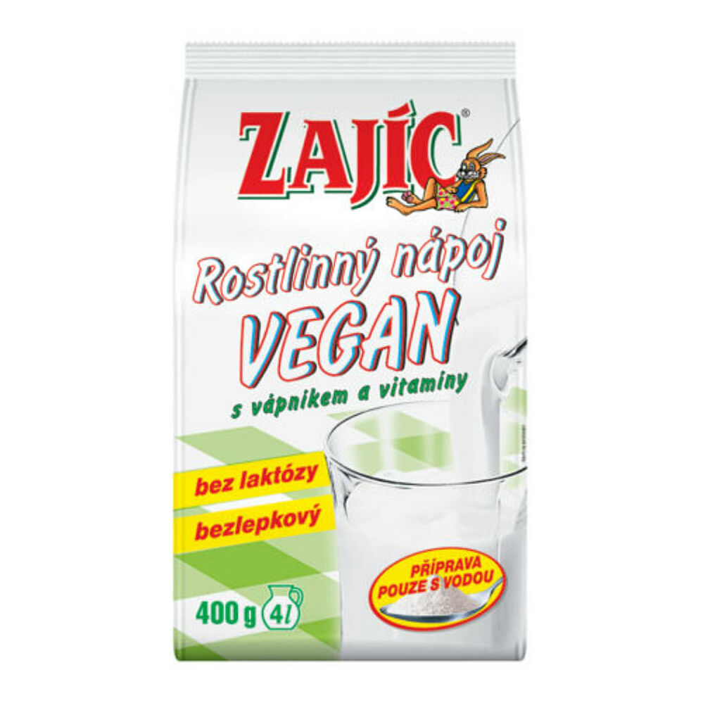 Rostlinný nápoj Zajíc Vegan sáček 400g