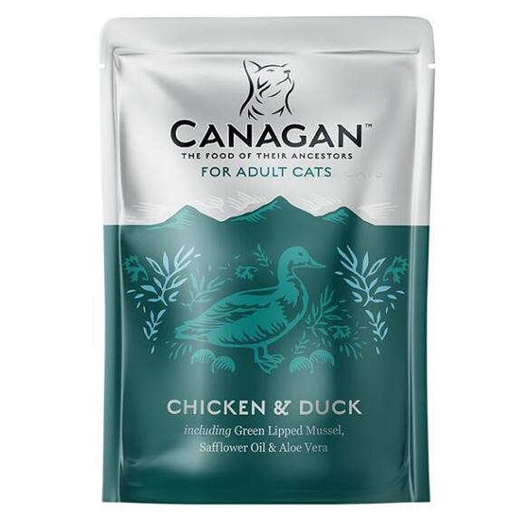 CANAGAN Chicken & duck kapsička pro kočky 85 g