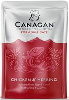 CANAGAN Chicken & herring kapsička pro kočky 85 g