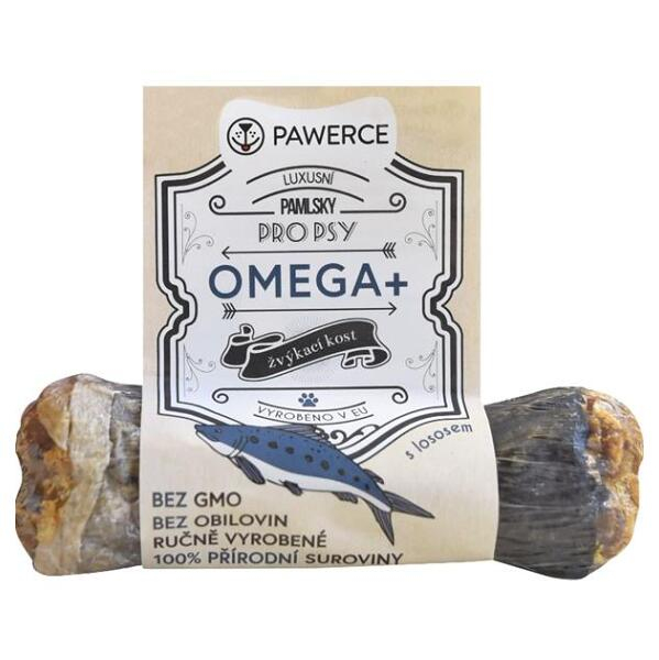 Levně PAWERCE Omega+ žvýkací kost pro psy plněná 1 ks, Velikost: S