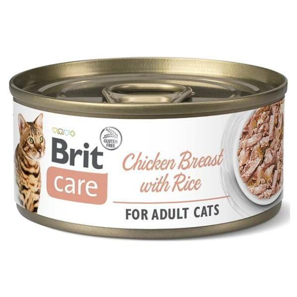E-shop BRIT Care Chicken Breast with Rice konzerva pro kočky 70 g
