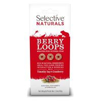 SUPREME Selective Naturals snack berry loops pamlsky bojínek a brusinky 80 g