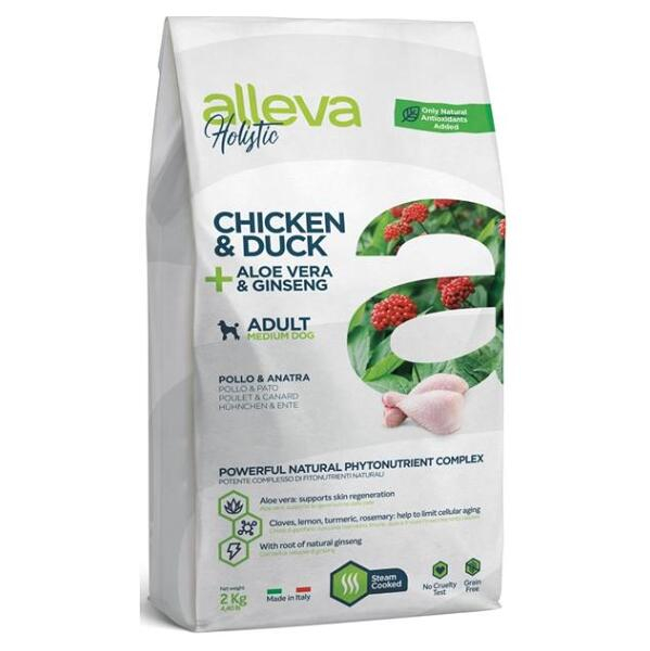 E-shop ALLEVA Holistic Adult Medium Chicken&Duck granule pro psy 2 kg