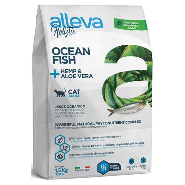 ALLEVA Holistic Adult Ocean Fish granule pro kočky 1,5 kg