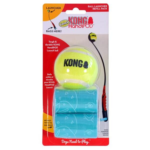 E-shop KONG HandiPOD náhradní sáčky a tenisák pro házeč 1 ks
