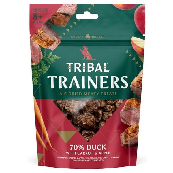 Levně TRIBAL Trainers Snack Duck, Carrot & Apple pamlsky pro psy 80 g