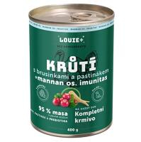 LOUIE Krůtí brusinky a prebiotika konzerva pro psy 400 g